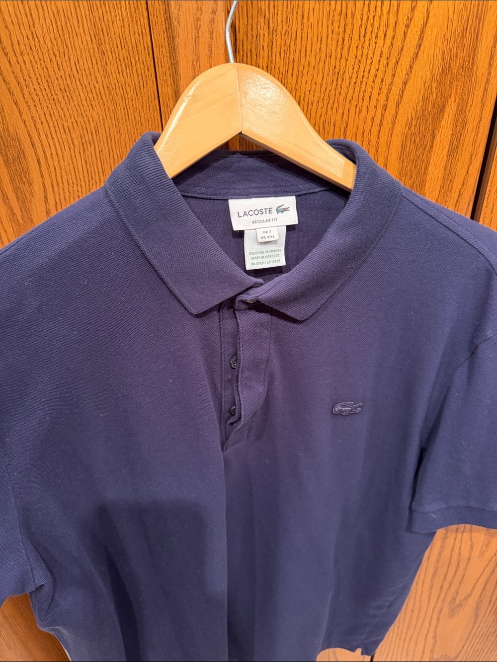 Lacoste Men's Dark Blue Polo Shirt